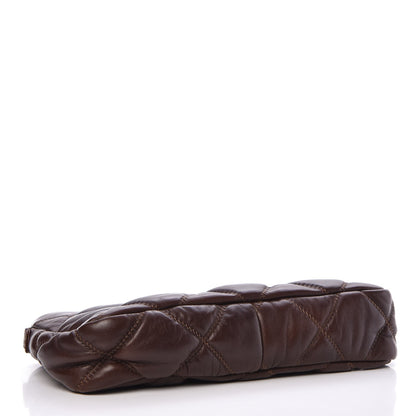 Chanel Lambskin Quilted Pochette Brown 4 of 7