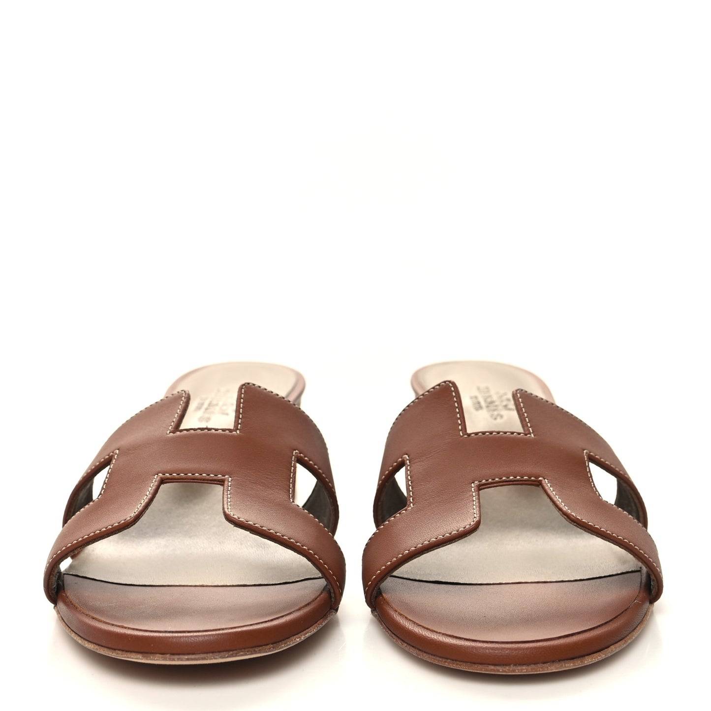 Calfskin Oasis Sandals 38 Gold