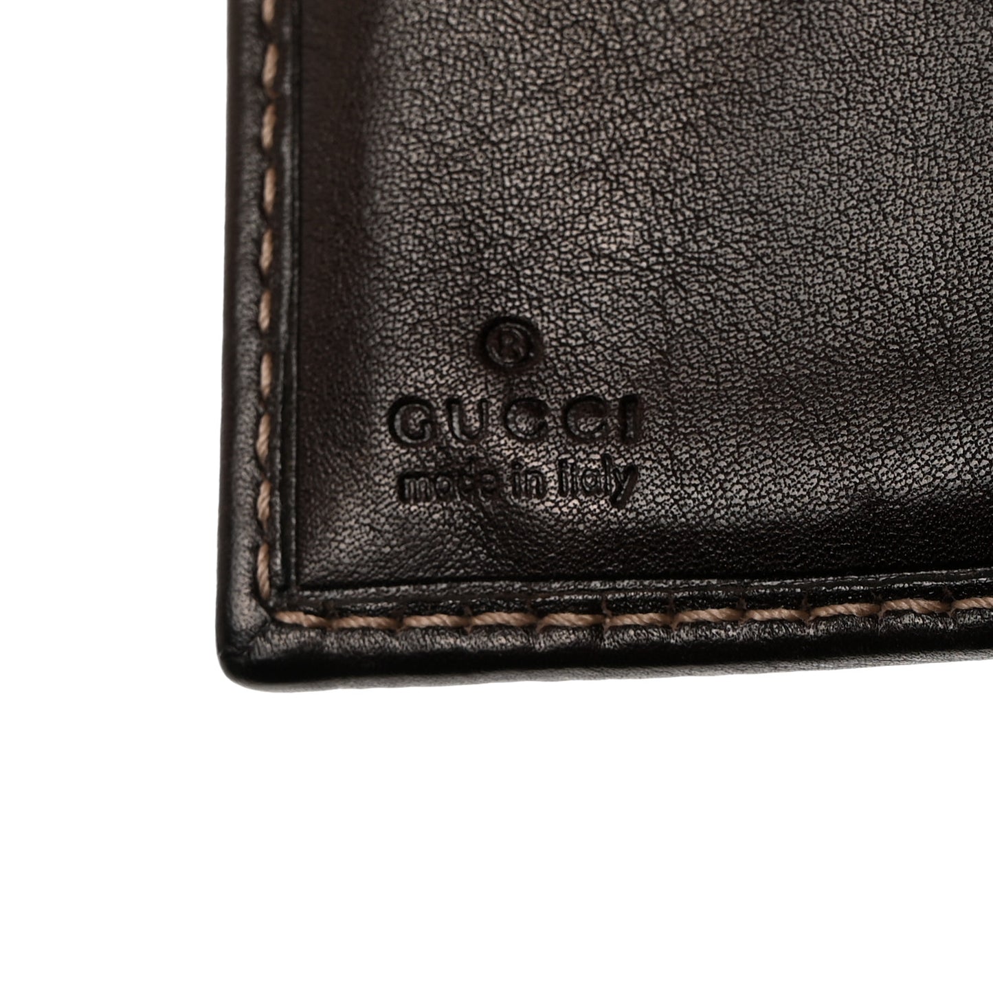 Monogram Britt Tri Fold Wallet Dark Brown