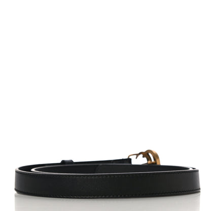Gucci Calfskin Double G 20mm Belt 85 34 Black 2 of 8