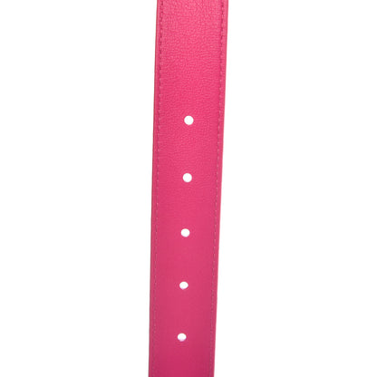 Louis Vuitton Taurillon Calfskin Essential V 30mm Belt 85 34 Fuchsia 4 of 6