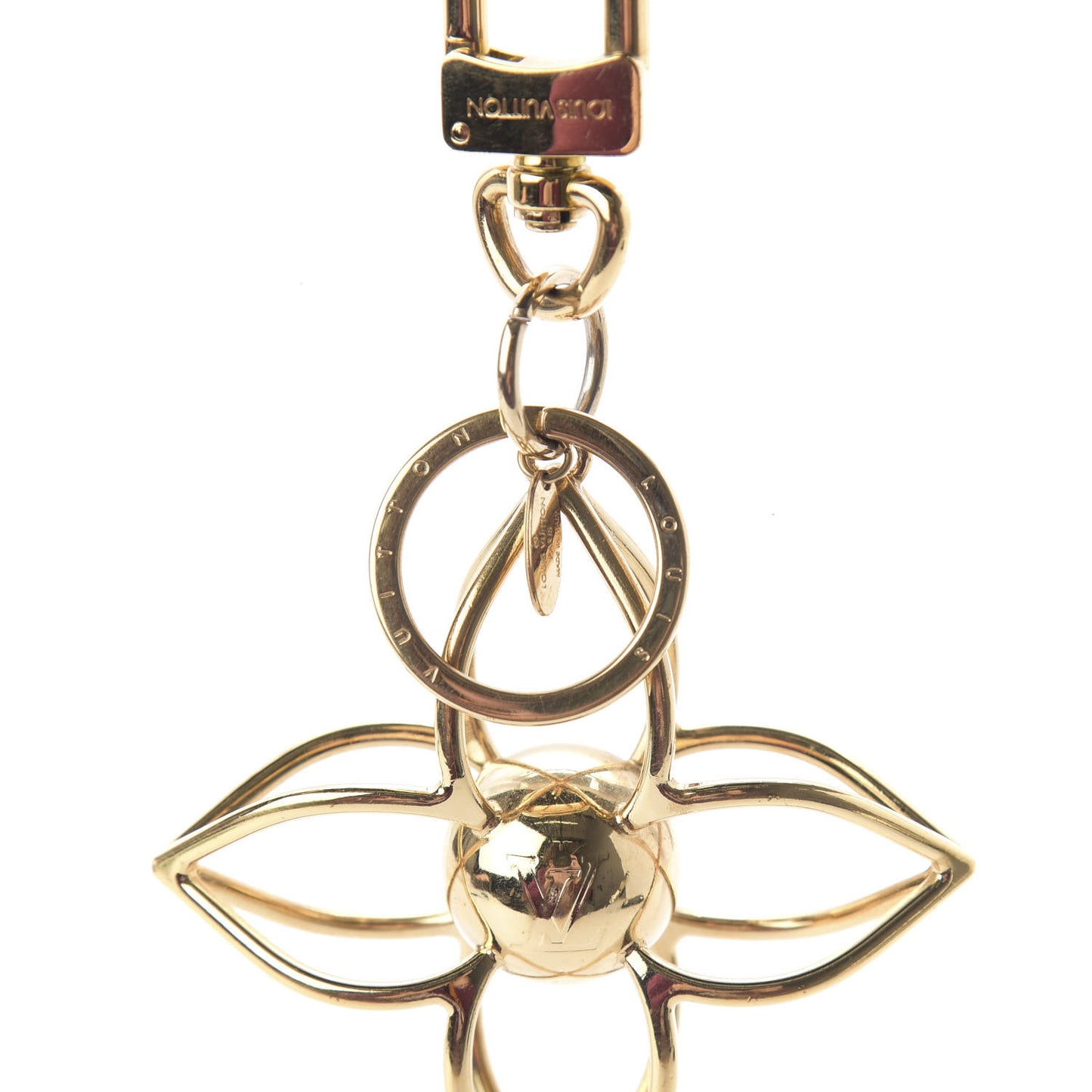 Sphere Bag Charm Gold
