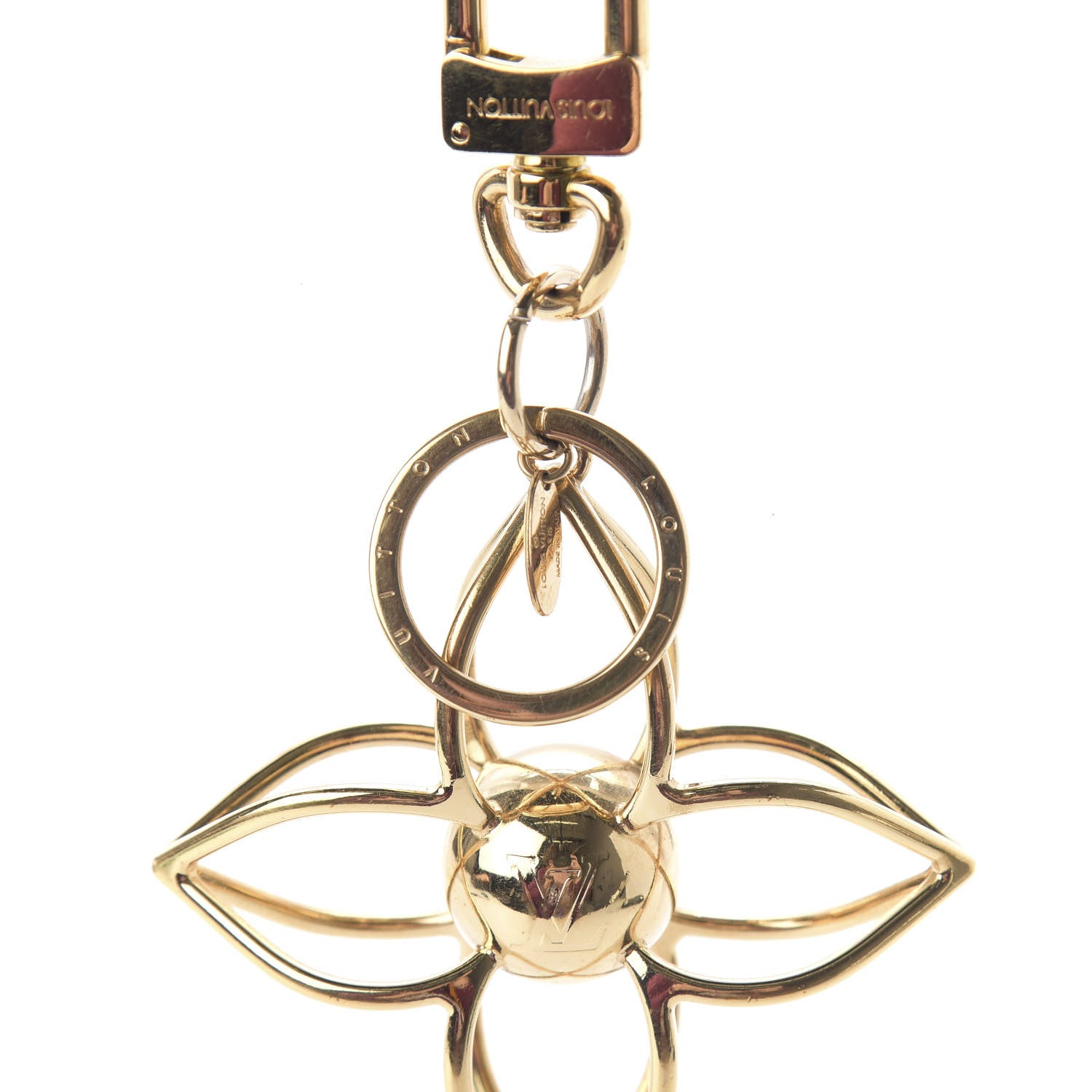 Louis Vuitton Sphere Bag Charm Gold 3 of 4