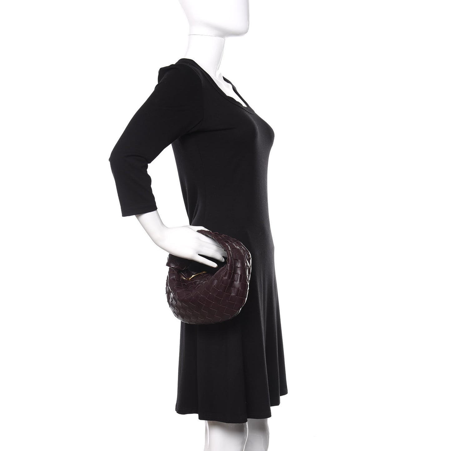 Nappa Intrecciato Mini Jodie Grape