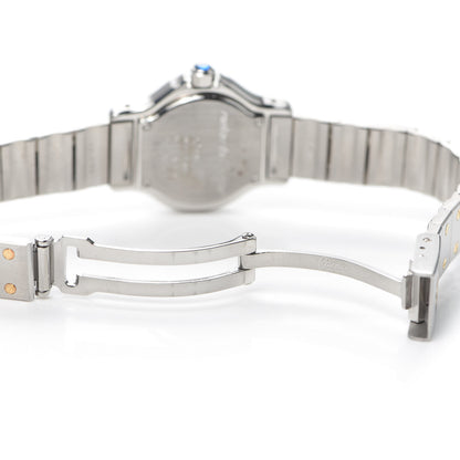 Cartier Stainless Steel 18K Yellow Gold 25mm Santos Octagon Quartz Watch 5 of 5