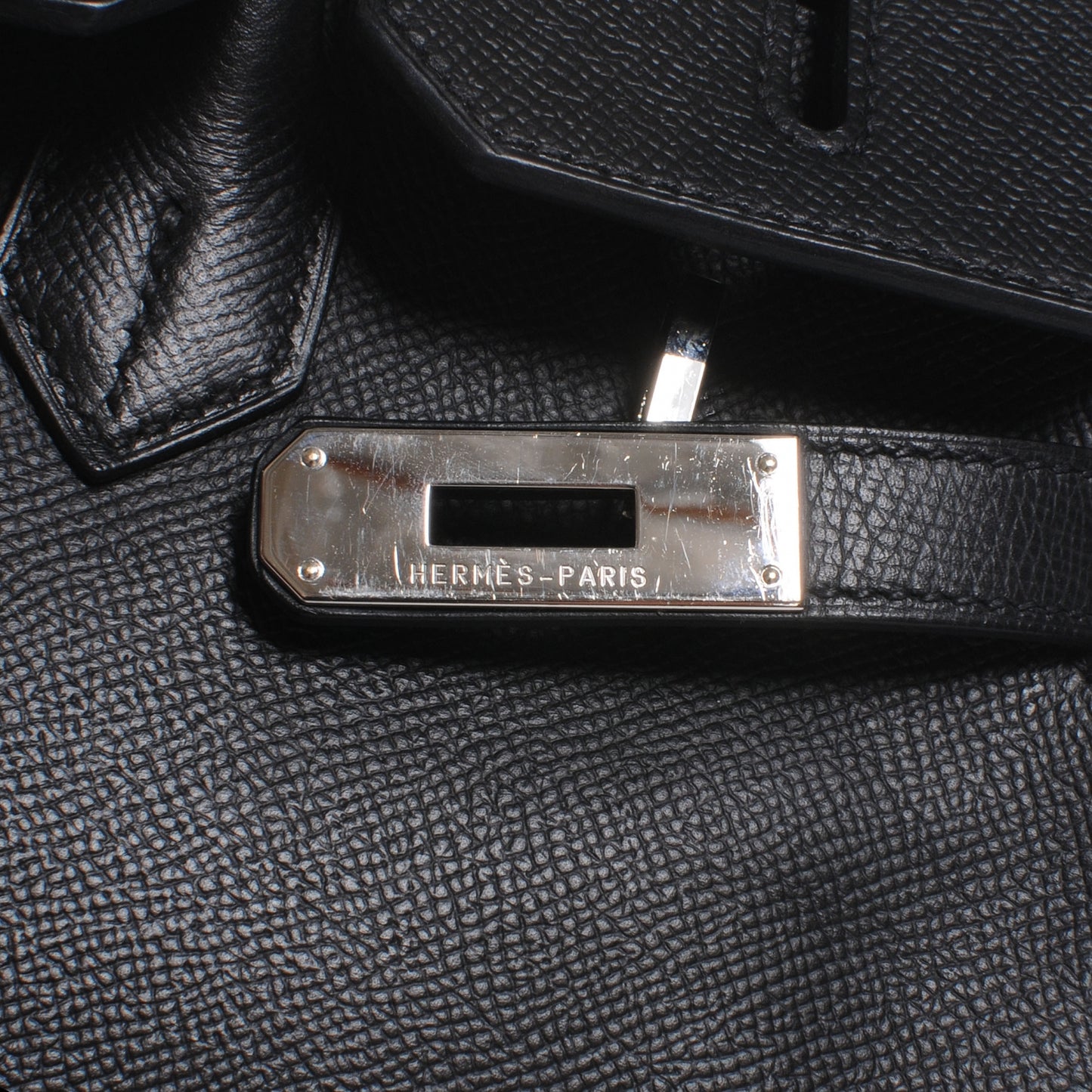 Epsom Birkin 35 Black