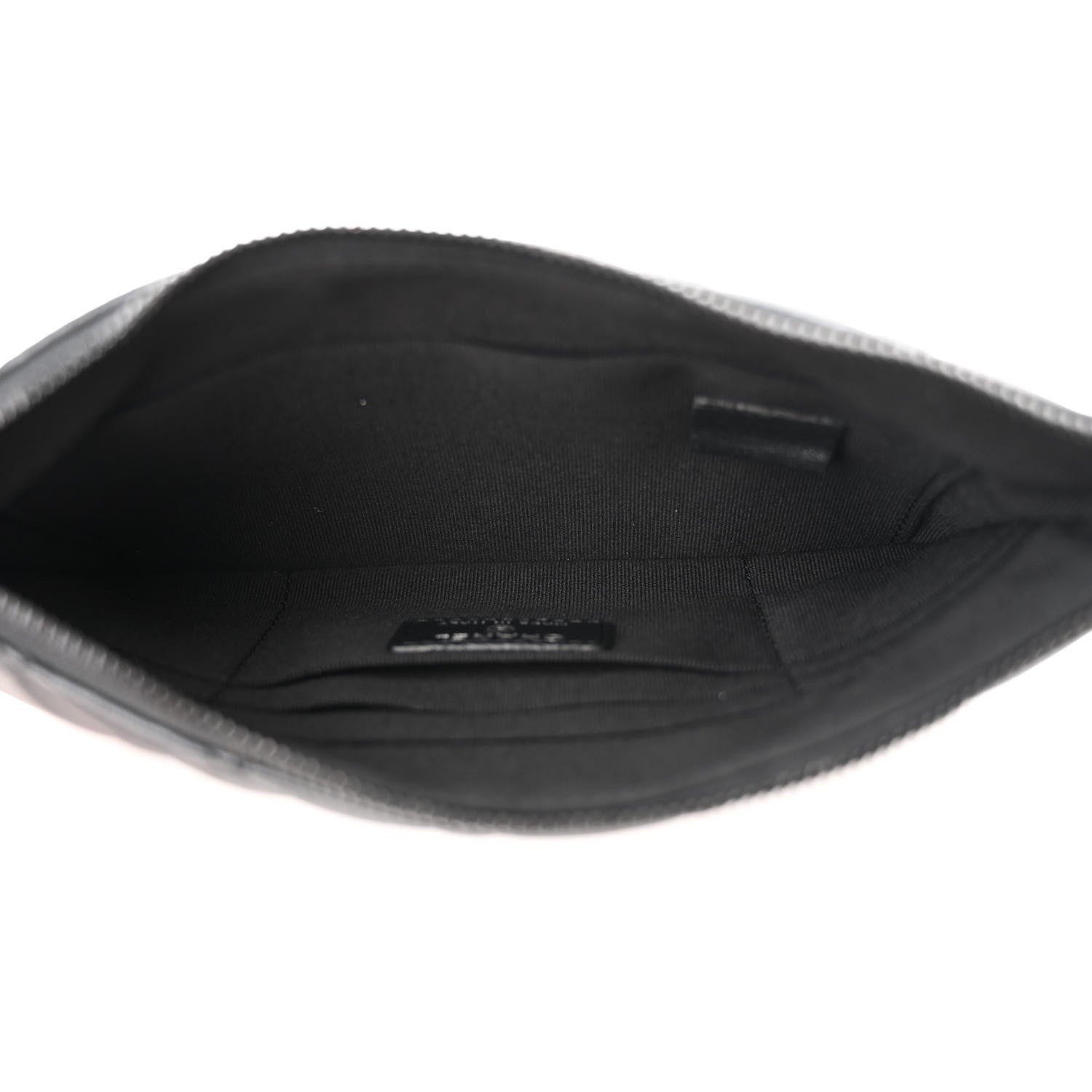 Chanel Pearly Lambskin Quilted Cosmetic Case So Black 5 of 7