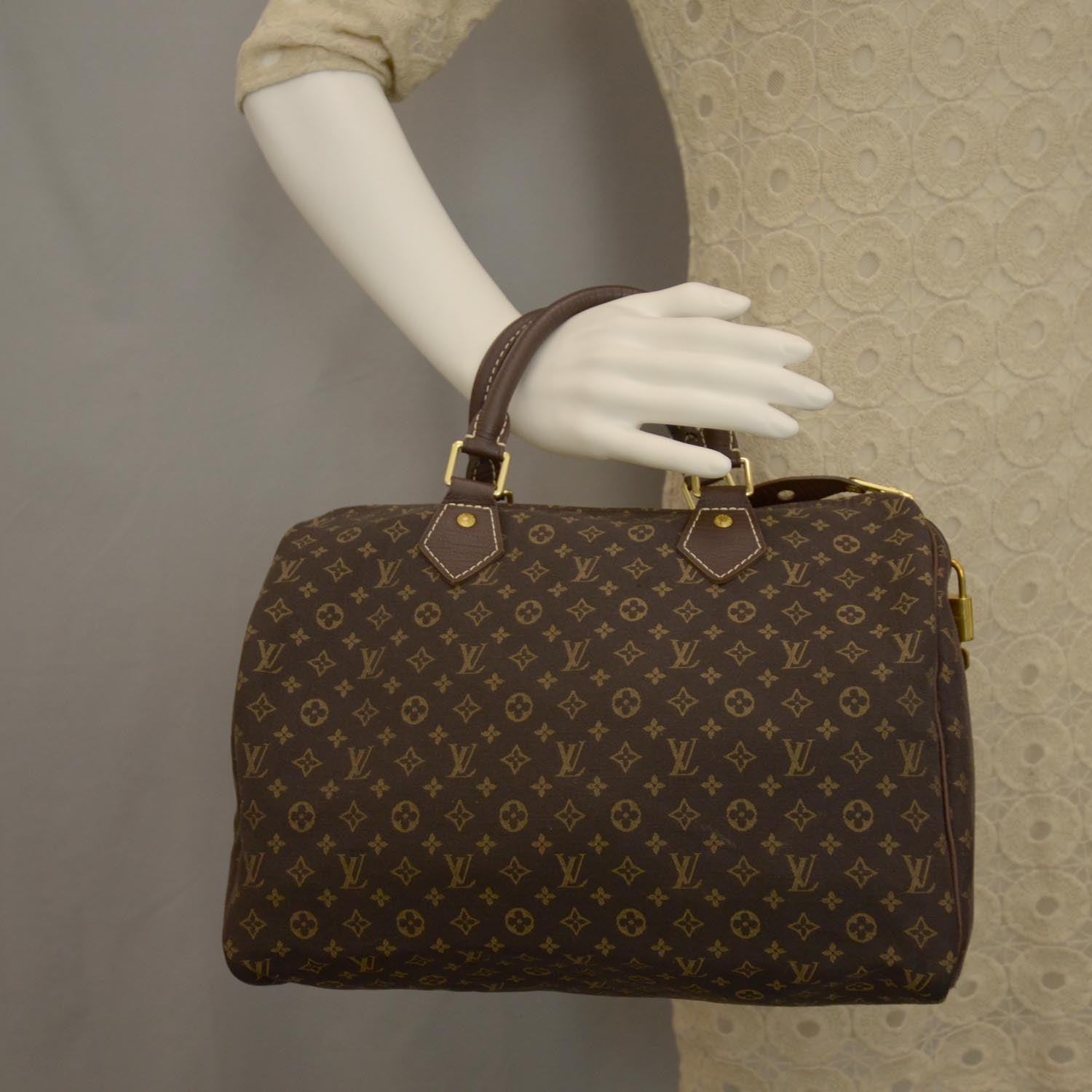 Louis Vuitton Mini Lin Speedy 30 Ebene 2 of 7