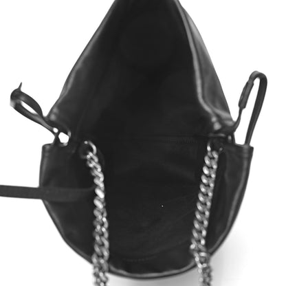 Saint Laurent Lambskin Small Teddy Bucket Bag Black 6 of 12