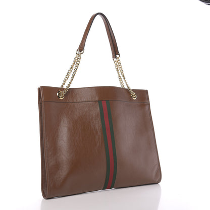 Gucci Calfskin Large Rajah Chain Tote Cuir 3 of 10