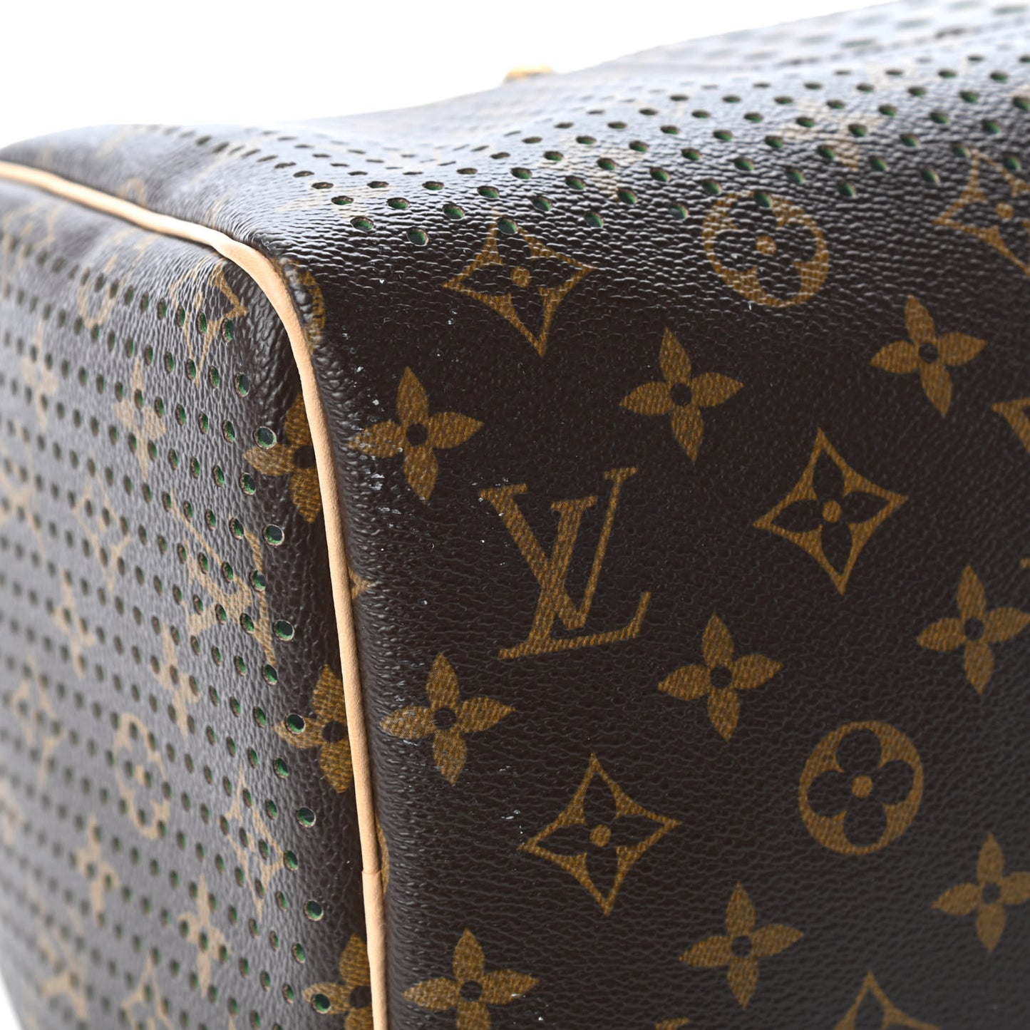Monogram Perforated Speedy 30 Green