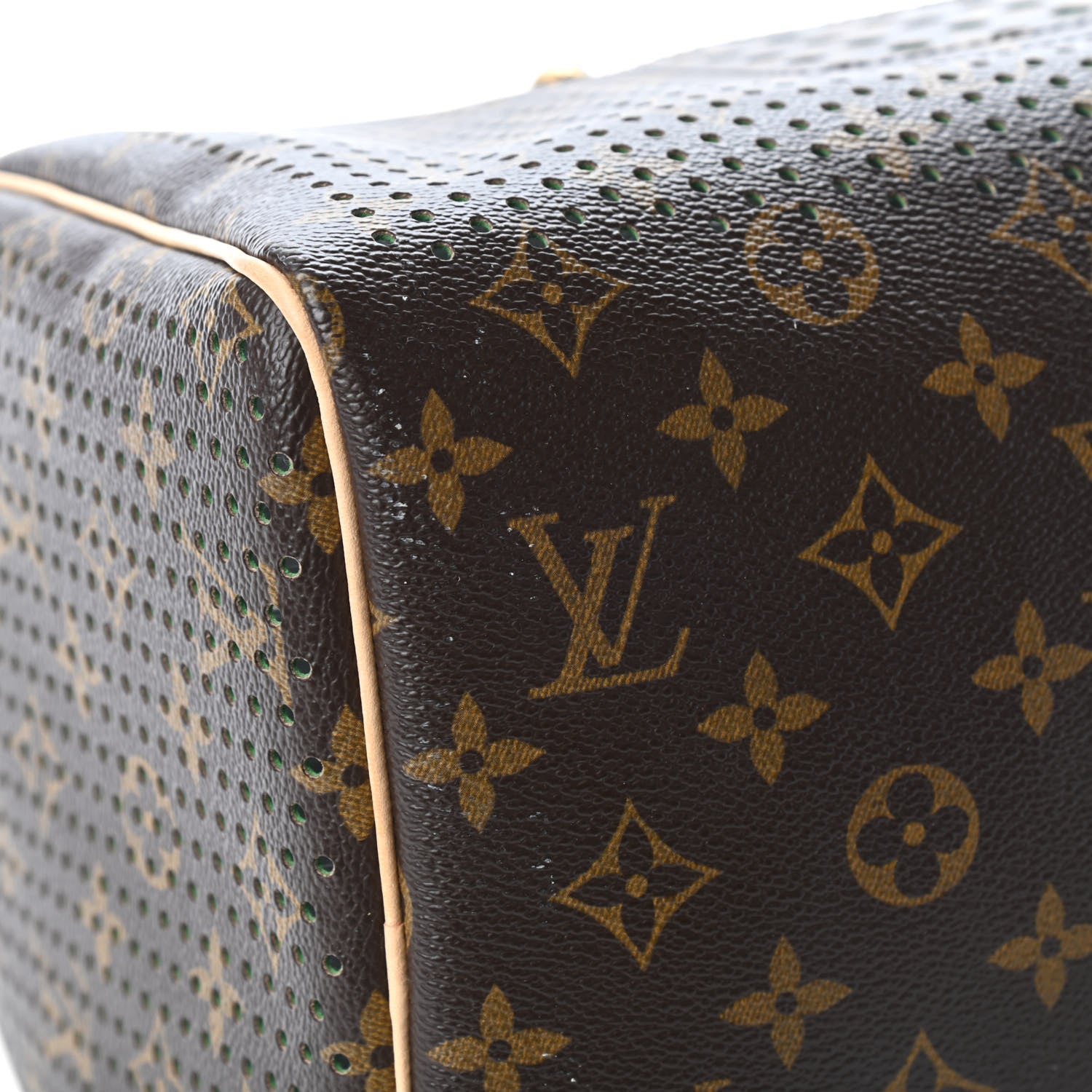 Louis Vuitton Monogram Perforated Speedy 30 Green 9 of 11