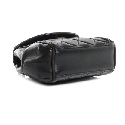 Chanel Lambskin Quilted 4 Chain Mini Flap Black 4 of 7