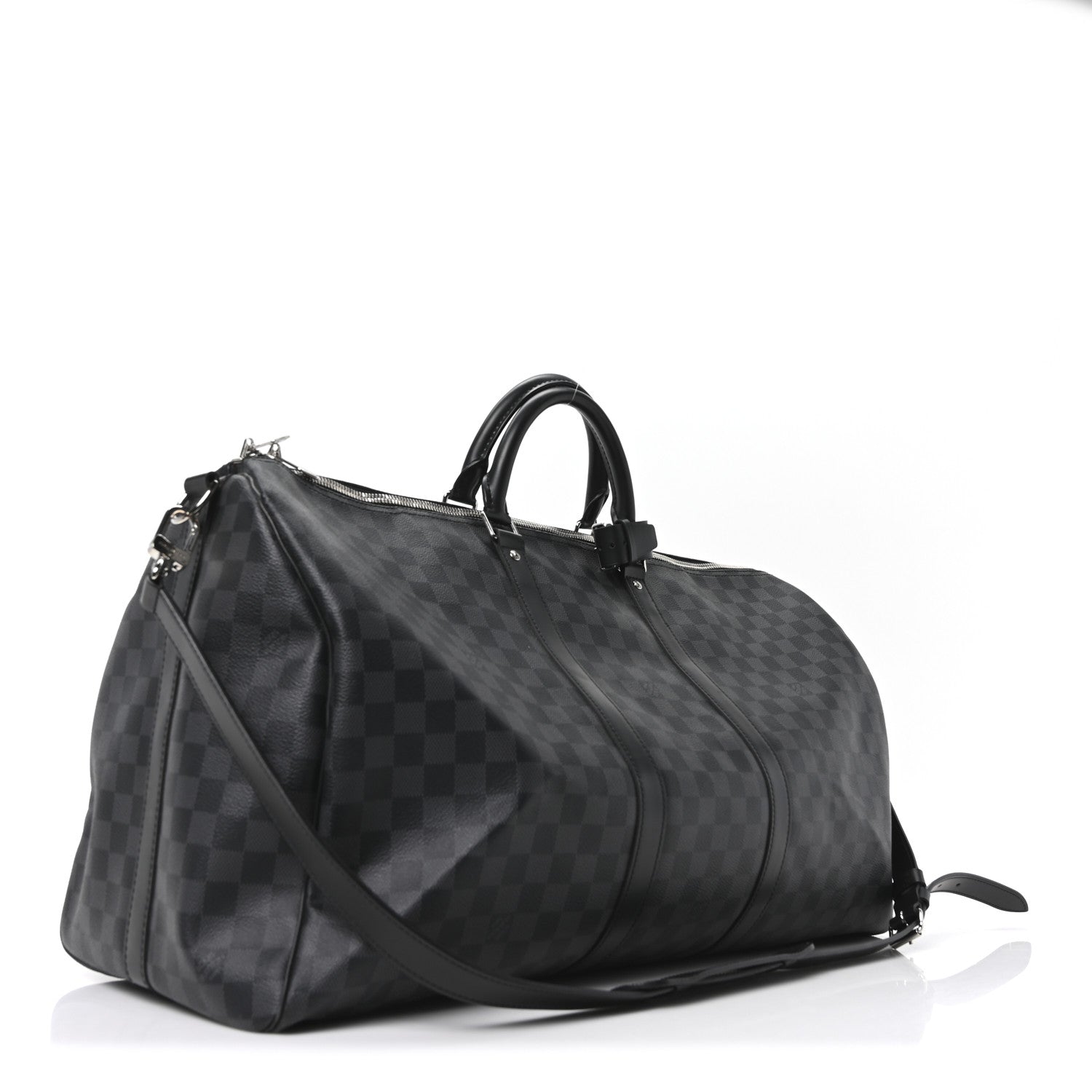 Louis Vuitton Damier Graphite Keepall Bandouliere 55 2 of 8