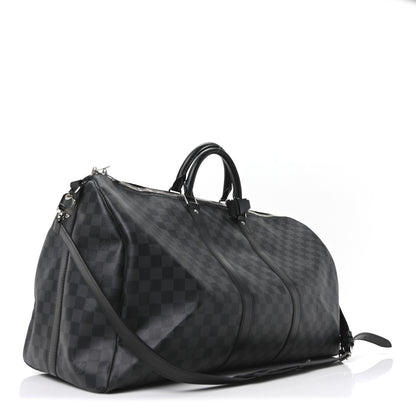 Louis Vuitton Damier Graphite Keepall Bandouliere 55 2 of 8
