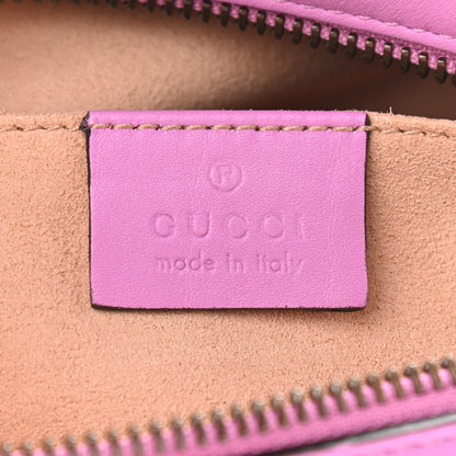 Gucci Calfskin Matelasse Mini GG Marmont Chain Shoulder Bag Candy Mousse 6 of 11