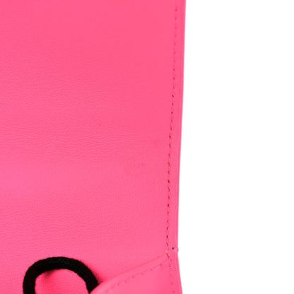 Balenciaga Shiny Box Calfskin Hourglass Top Handle Bag XS Acid Fuchsia 12 of 13