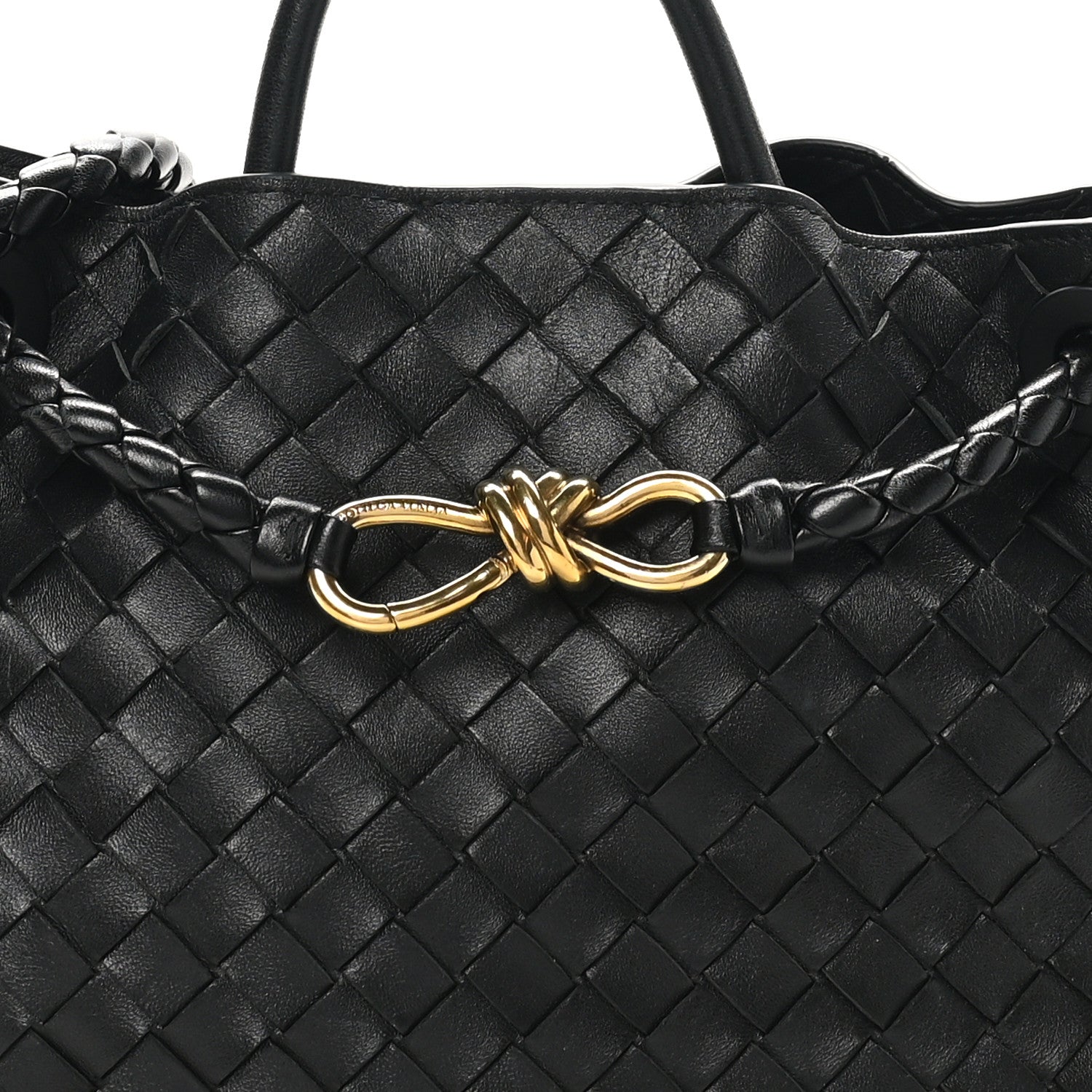 Bottega Veneta Nappa Intrecciato Medium Andiamo Shoulder Bag Black 7 of 9