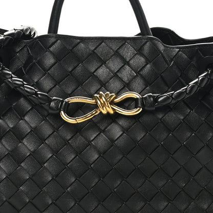 Bottega Veneta Nappa Intrecciato Medium Andiamo Shoulder Bag Black 7 of 9