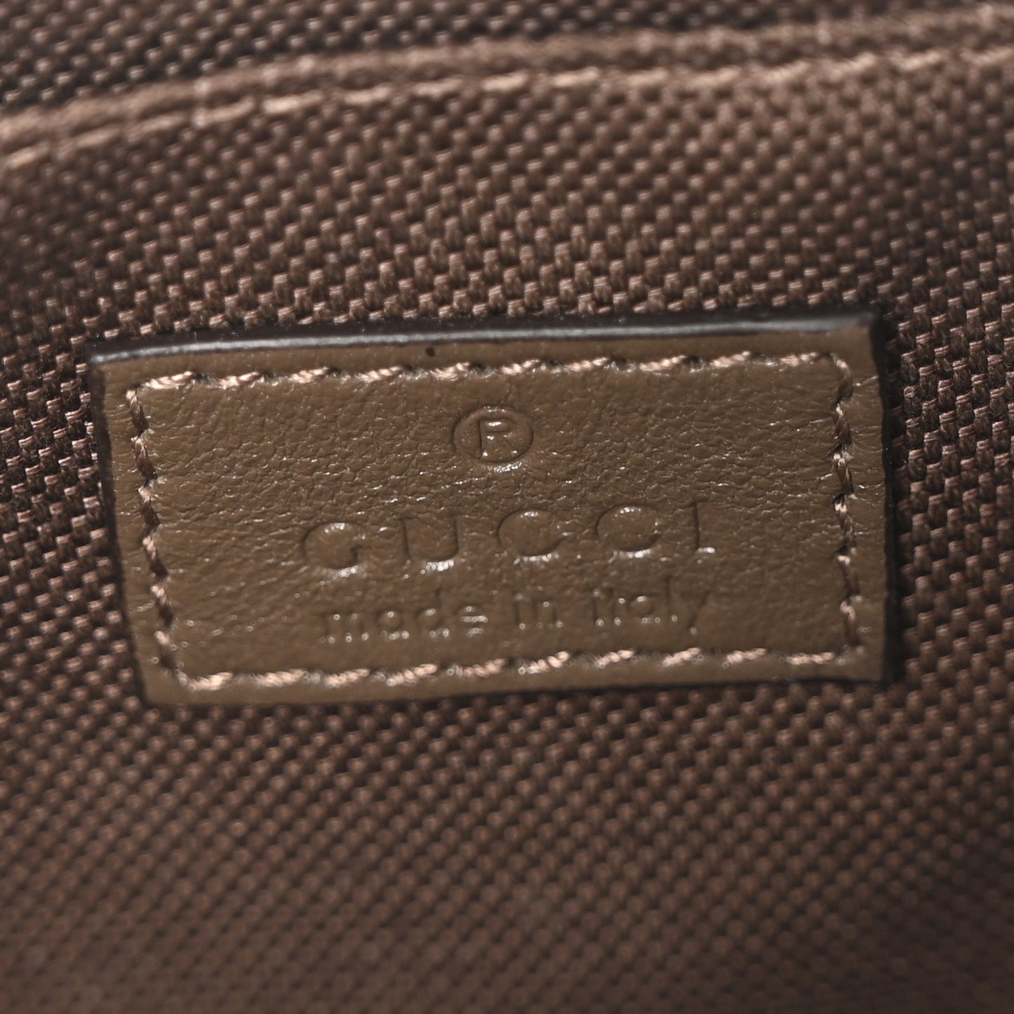 Sakai Be Green Calfskin Diagonal Stitched Mini Blondie Shoulder Bag Craclet Brown
