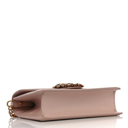 Dolce & Gabbana Smooth Calfskin Small Devotion Envelope Top Handle Bag Pink 4 of 11