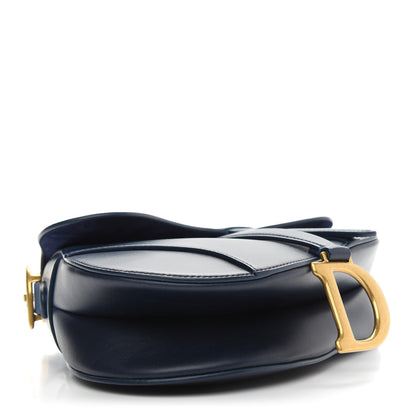 Christian Dior Calfskin Gradient Saddle Bag Indigo Blue 4 of 9