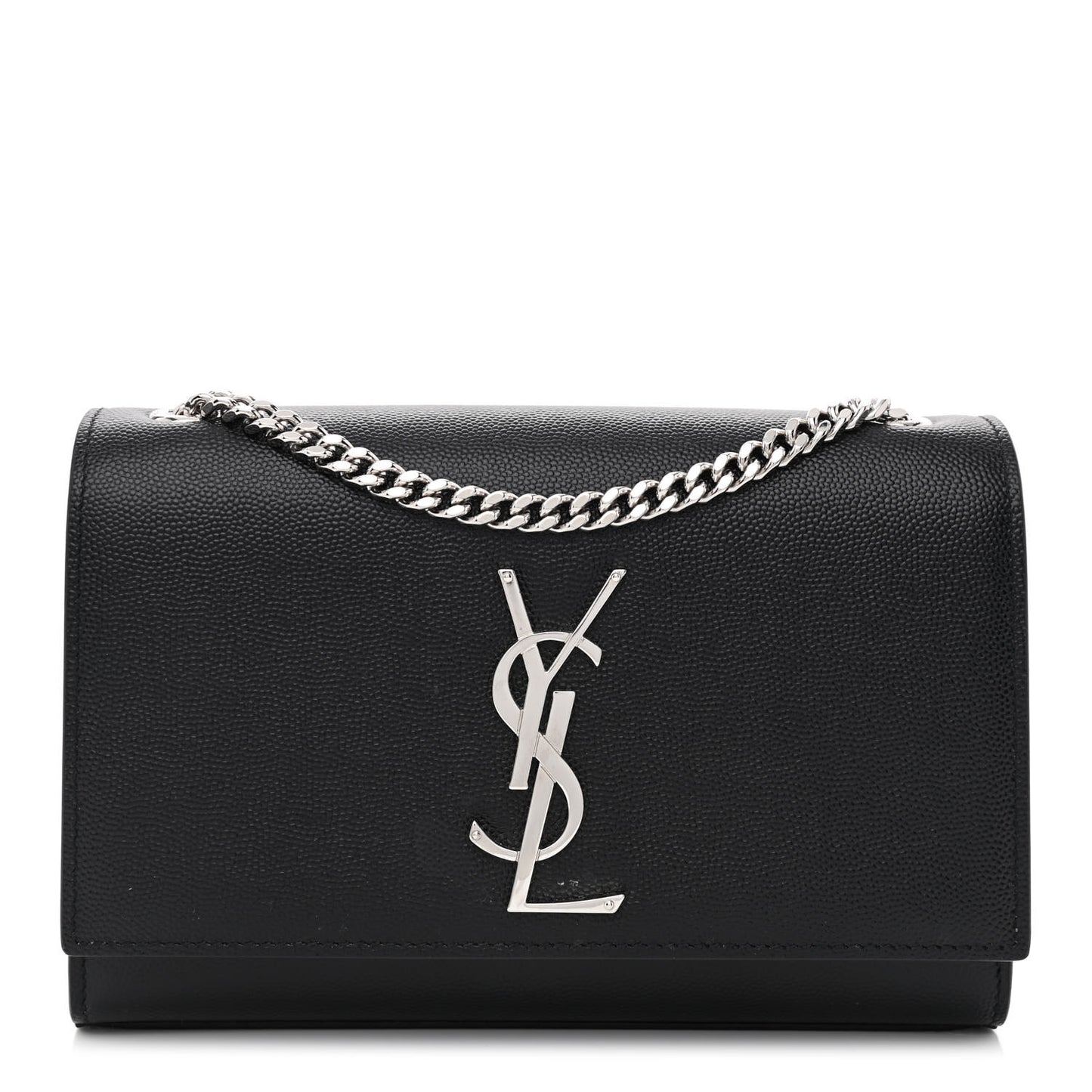 Grain De Poudre Small Monogram Kate Satchel Black