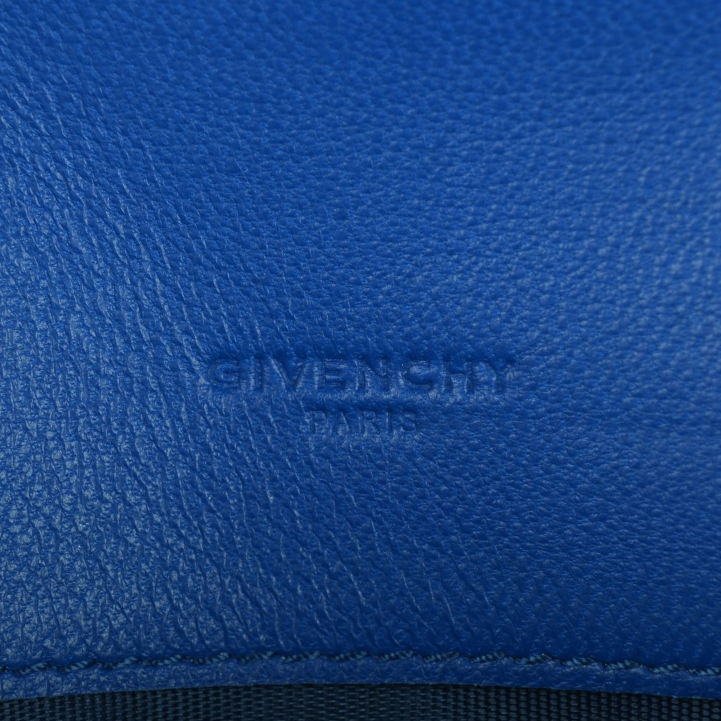 Goatskin Pandora Flap Continental Wallet Deep Blue