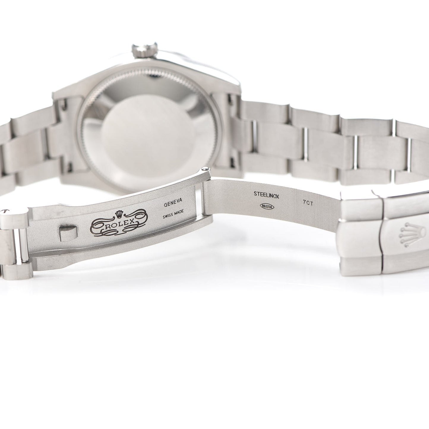 Stainless Steel 31mm Oyster Perpetual Watch Pink Index 177200