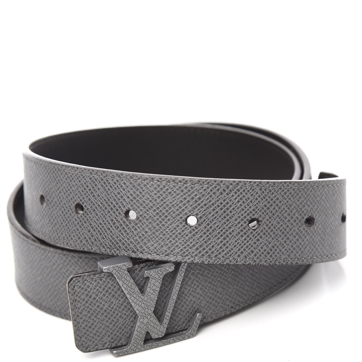 Louis Vuitton Taiga 35mm LV Initiales Belt 85 34 Glacier 5 of 6