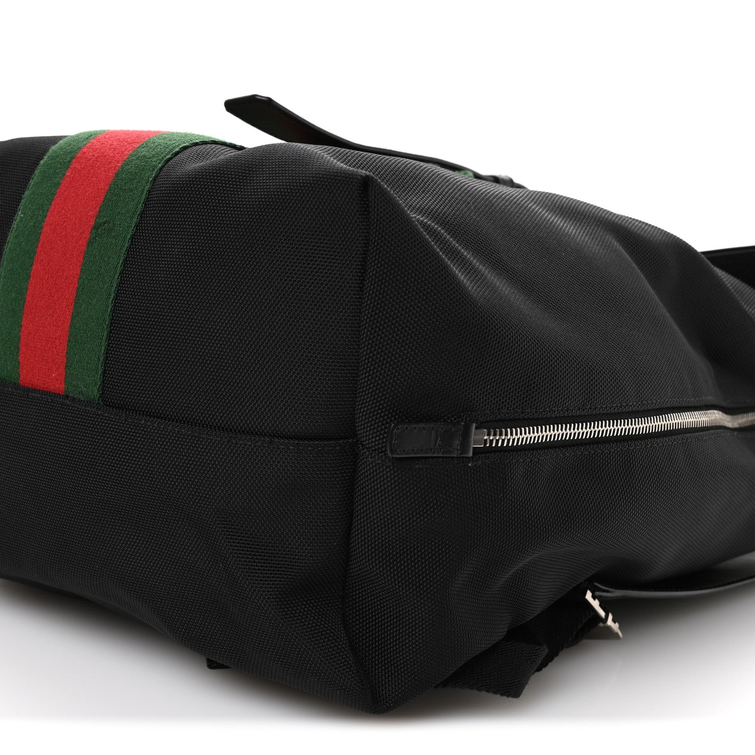 Gucci Techno Canvas Web Single Buckle Backpack Black 10 of 11