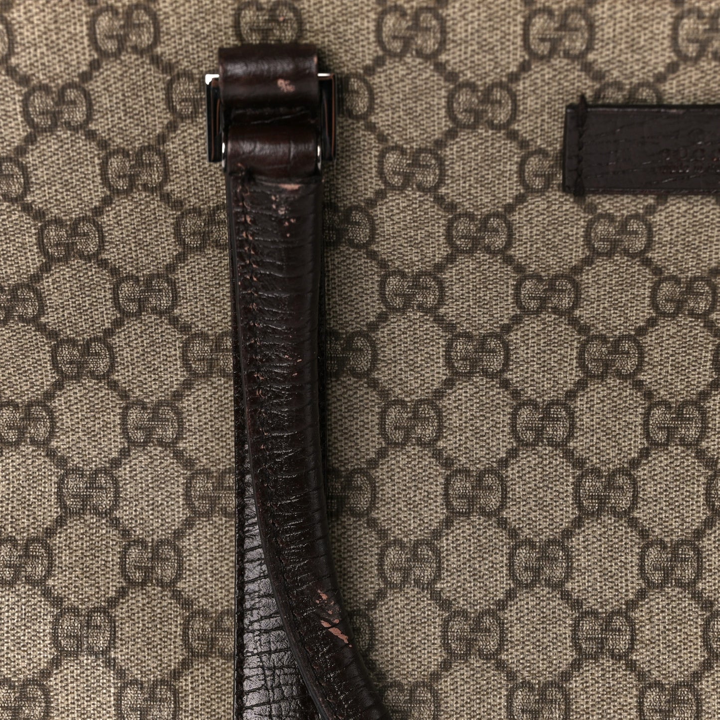 GG Plus Monogram Medium Joy Tote Dark Brown