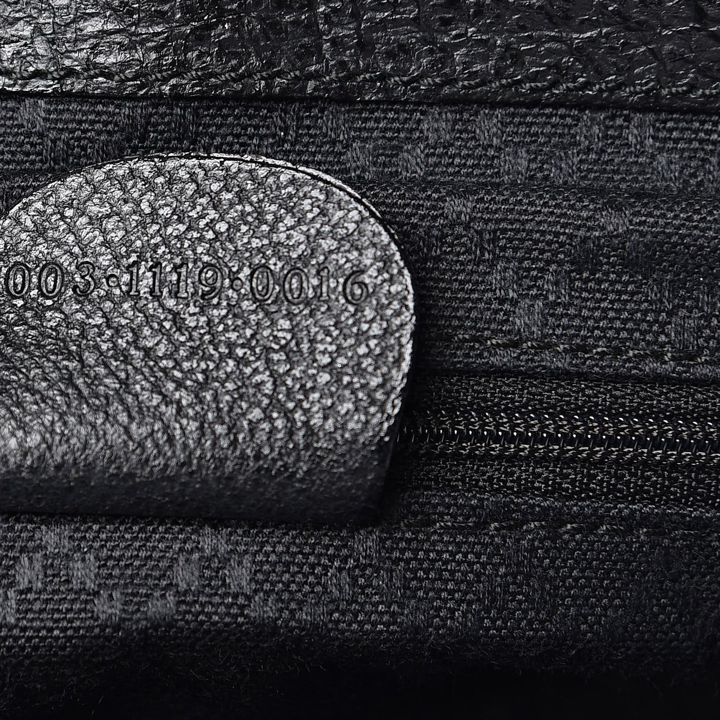 Suede Bamboo Backpack Black