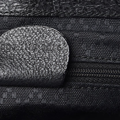 Gucci Suede Bamboo Backpack Black 7 of 13