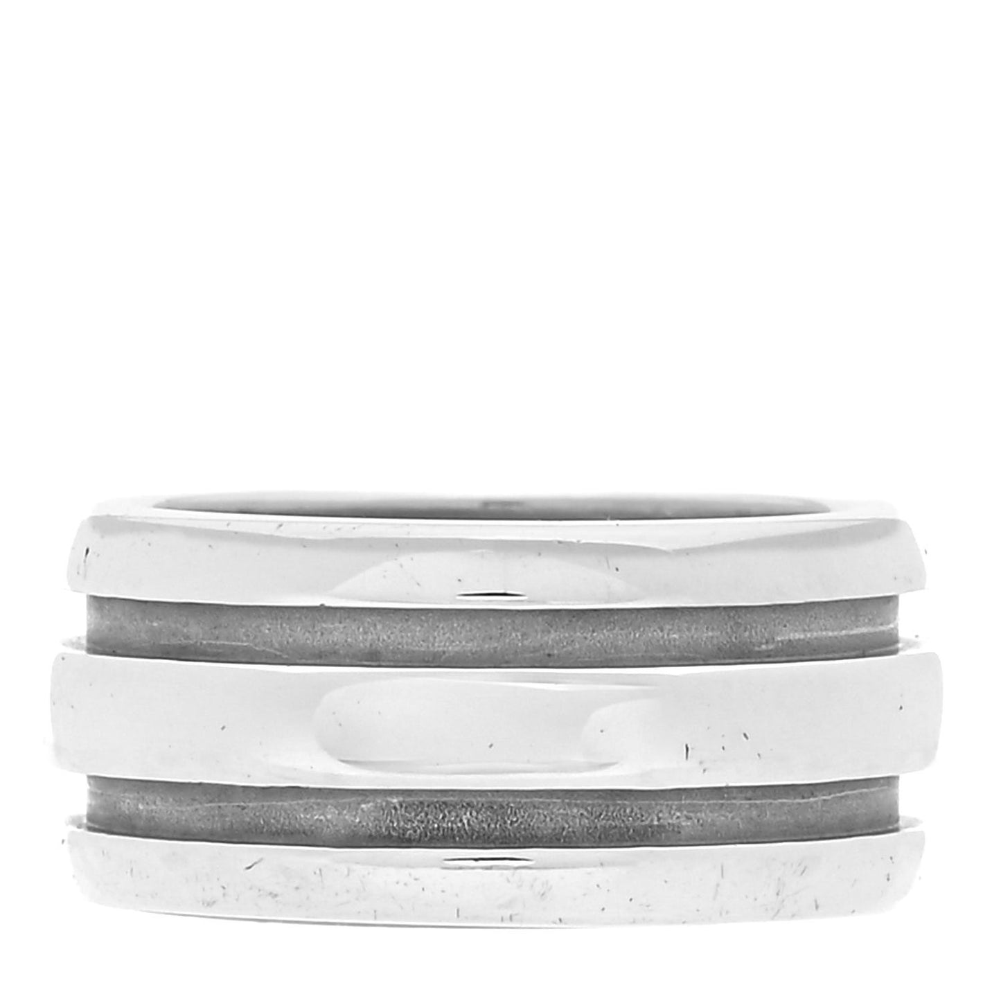 Sterling Silver Atlas Groove Band Ring 49 5
