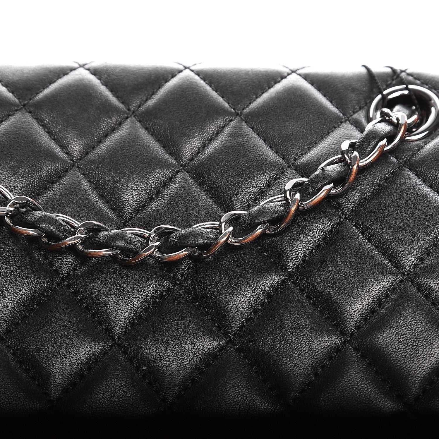 Chanel Lambskin Quilted Large Urban Spirit Backpack Black 9 of 9