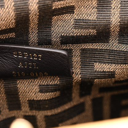 Fendi Denim Karligraphy Embroidered Medium Fendi First Blue 7 of 10