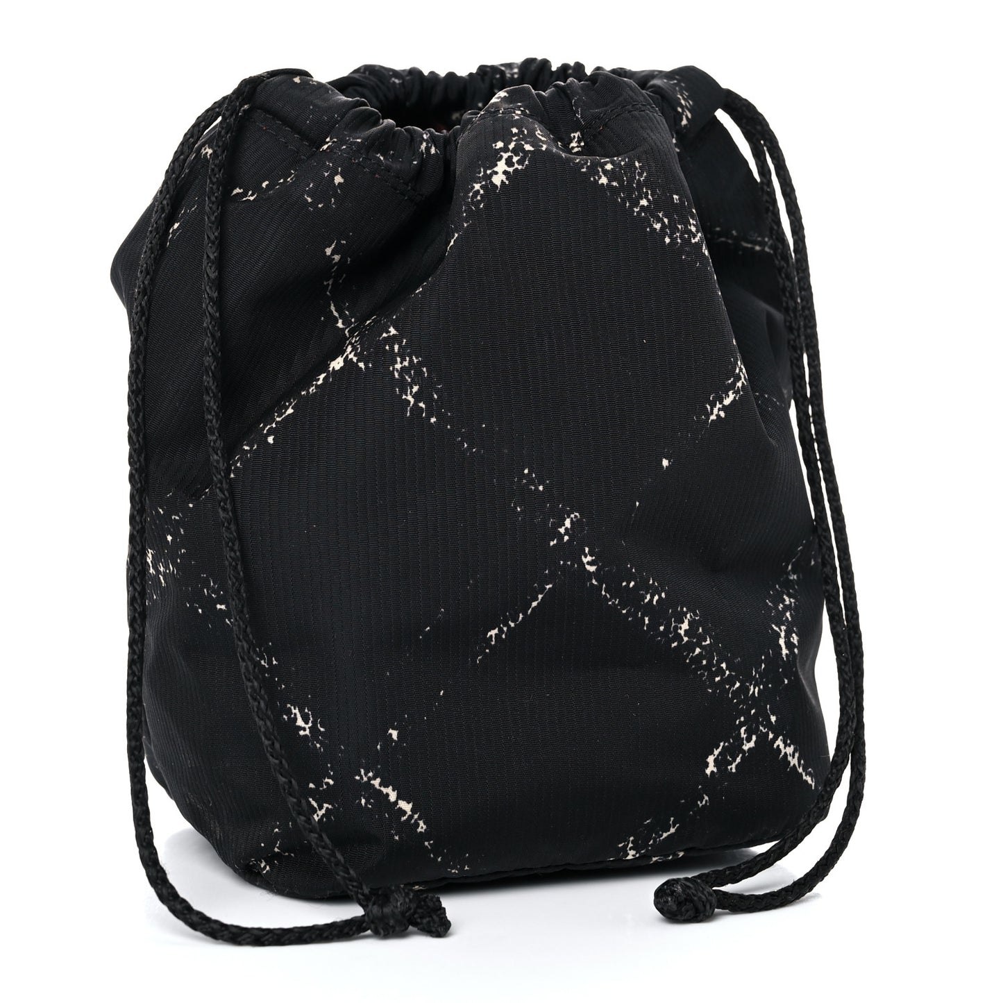 Nylon Travel Drawstring Bag Black