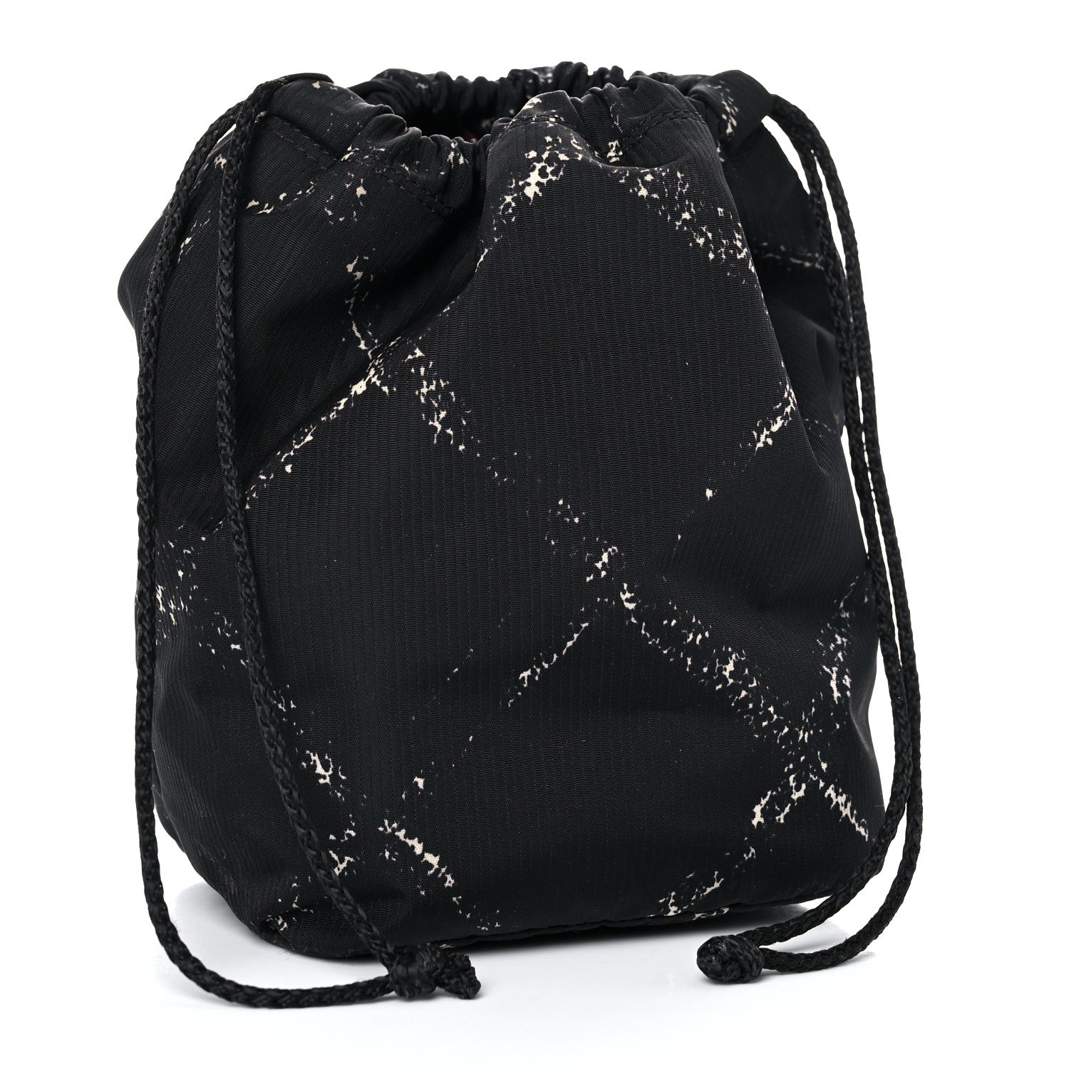 Chanel Nylon Travel Drawstring Bag Black 2 of 13