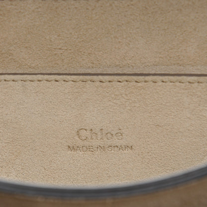 Chloe Goatskin Small Faye Shoulder Bag Woody Khaki 6 of 9