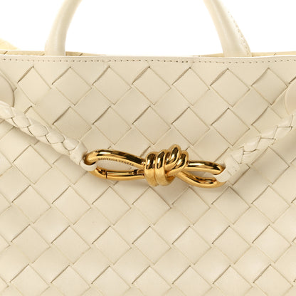 Bottega Veneta Nappa Intrecciato Small Andiamo Shoulder Bag Sea Salt 7 of 10
