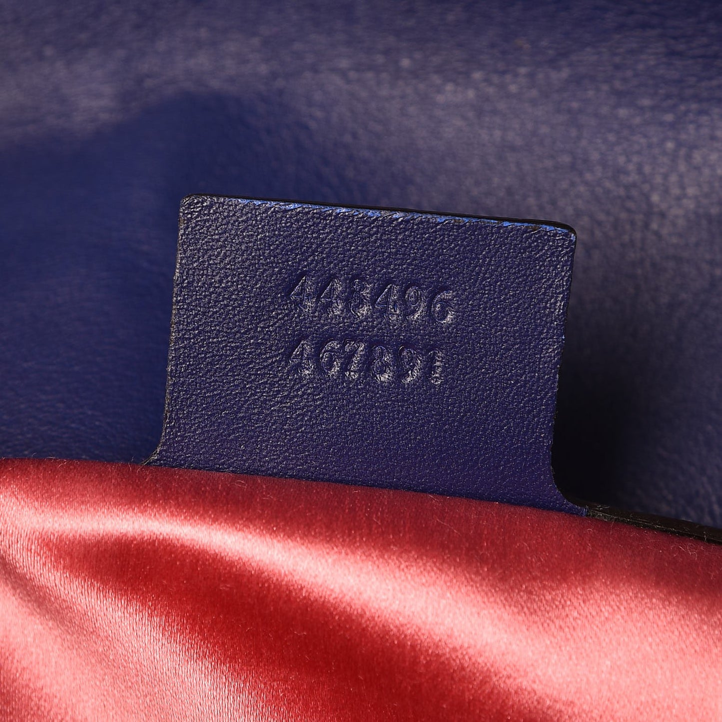 Velvet Matelasse Medium GG Marmont Shoulder Bag Cobalt Blue