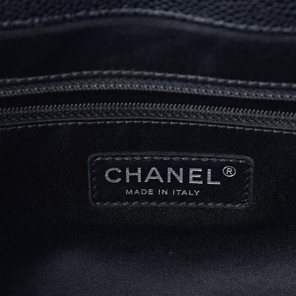 Chanel Caviar Quilted XL Grand Shopping Tote GST Black 5 of 10