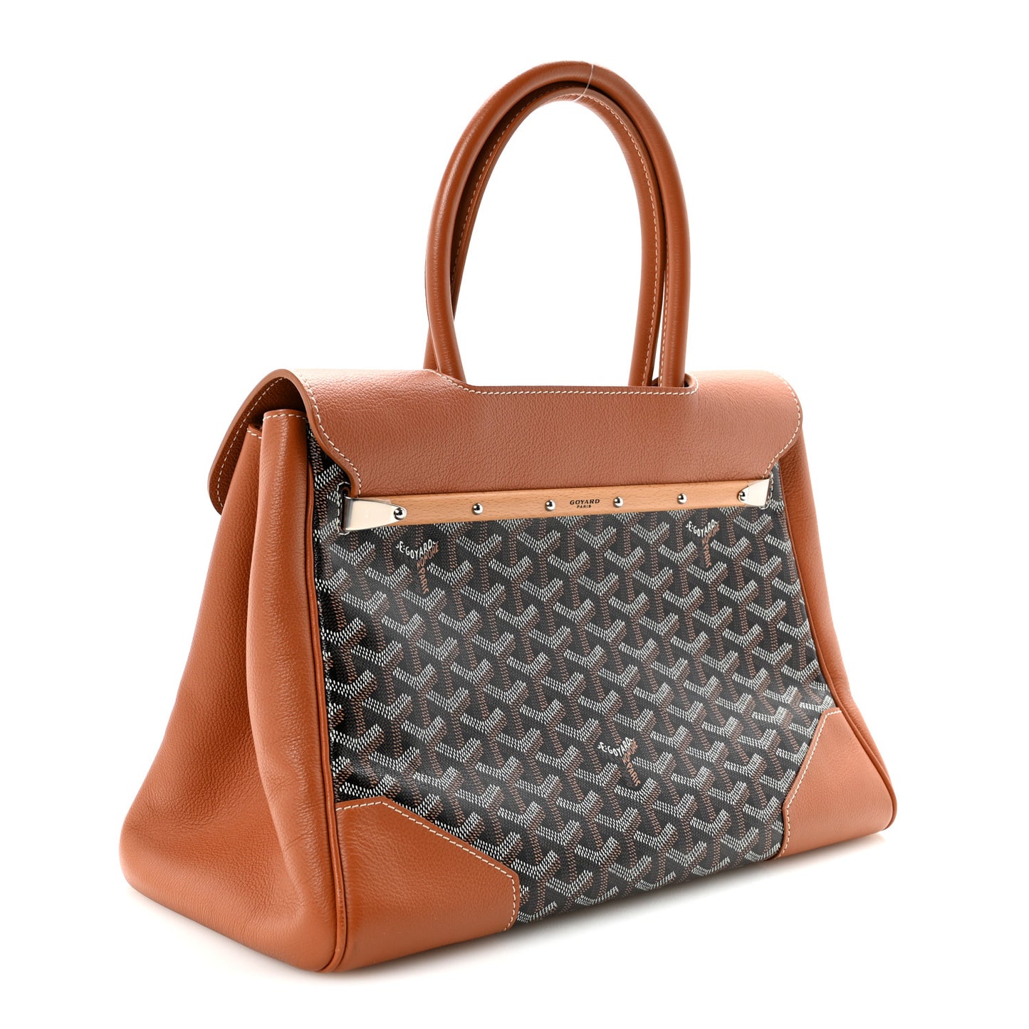 Goyardine Saigon Tote Black Gold
