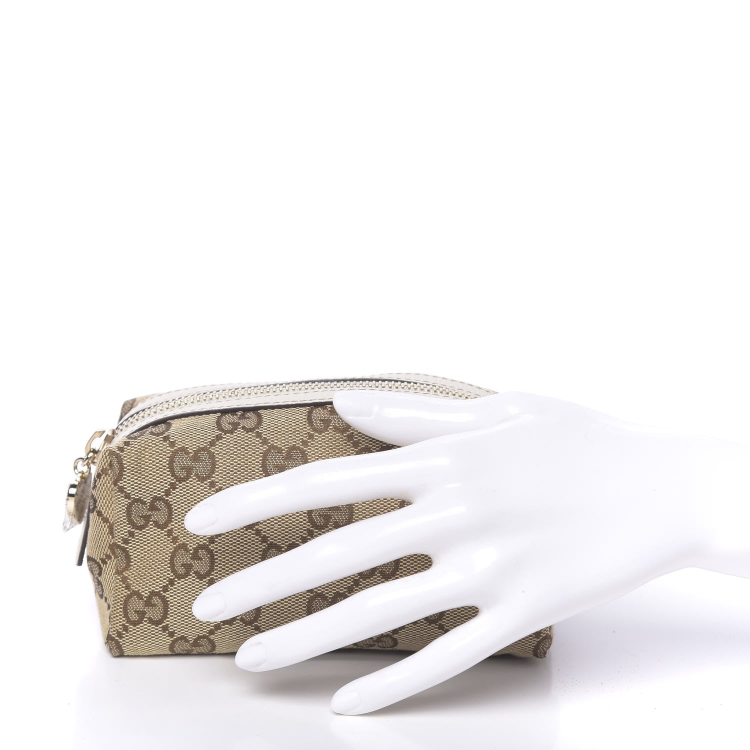 Gucci Monogram Small Cosmetic Case White 2 of 8