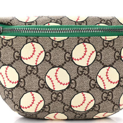 Gucci GG Supreme Monogram Baseballs Web Childrens Belt Bag 8 of 10
