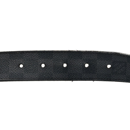 Louis Vuitton Damier Graphite Calfskin Belt 95 38 Black 3 of 7