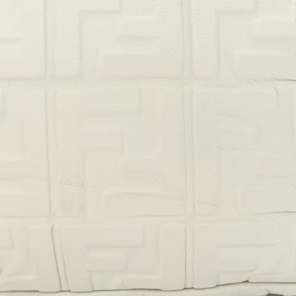 Fendi Nappa FF 1974 Embossed Baguette White 11 of 11