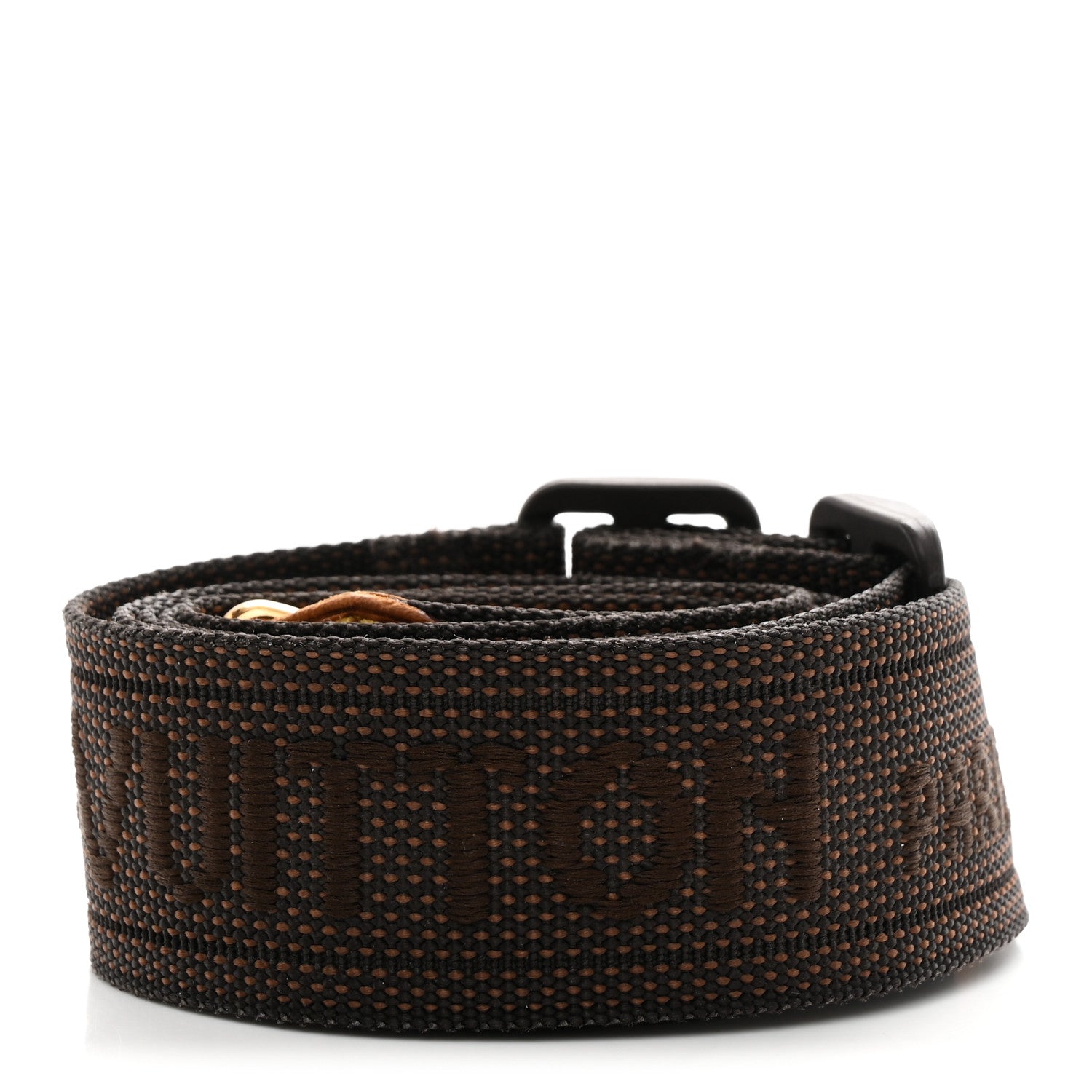 Louis Vuitton Jacquard Monogram Adjustable Shoulder Strap Brown 2 of 4