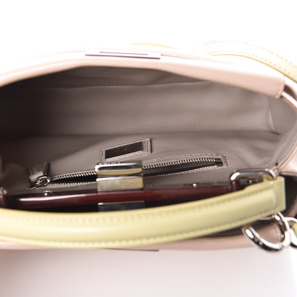 Fendi Nappa Colorblock Mini Peekaboo Iconic Satchel Plaster Banana Grigio Polvere 8 of 9